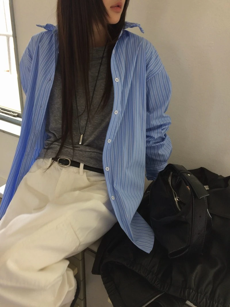 Cabo Stripe Shirt by Anou for Women - view 10