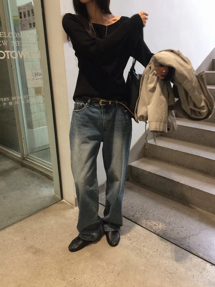 Bruno Damage Denim Pants by Anou for Women - view 8