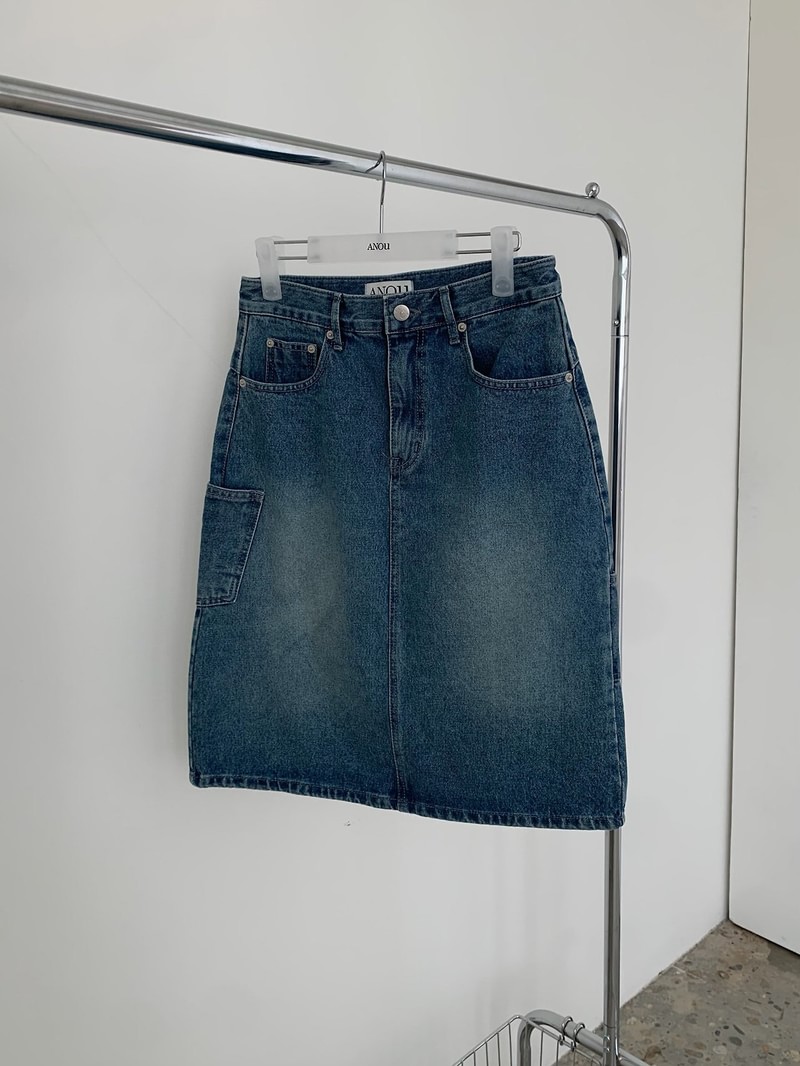 Mare Denim Skirt by Anou for Women - view 12
