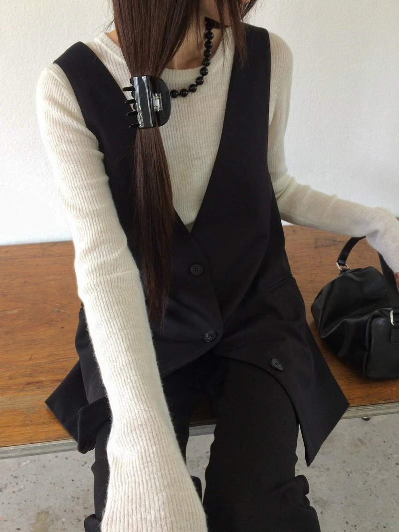 Kinder Vest by Anou for Women - view 9