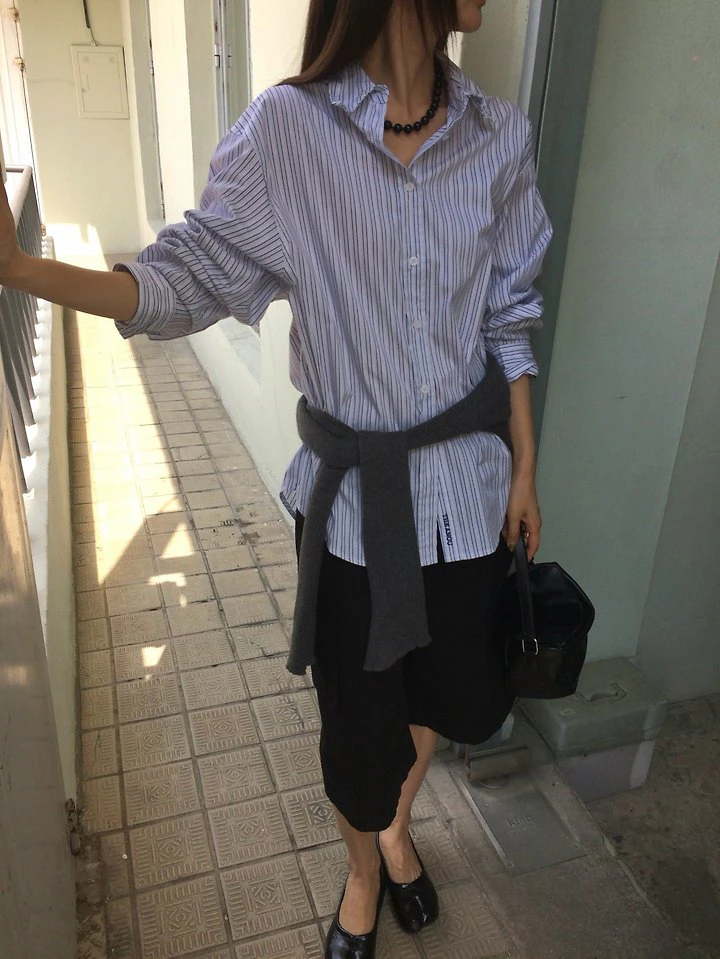 Cabo Stripe Shirt by Anou for Women - view 2
