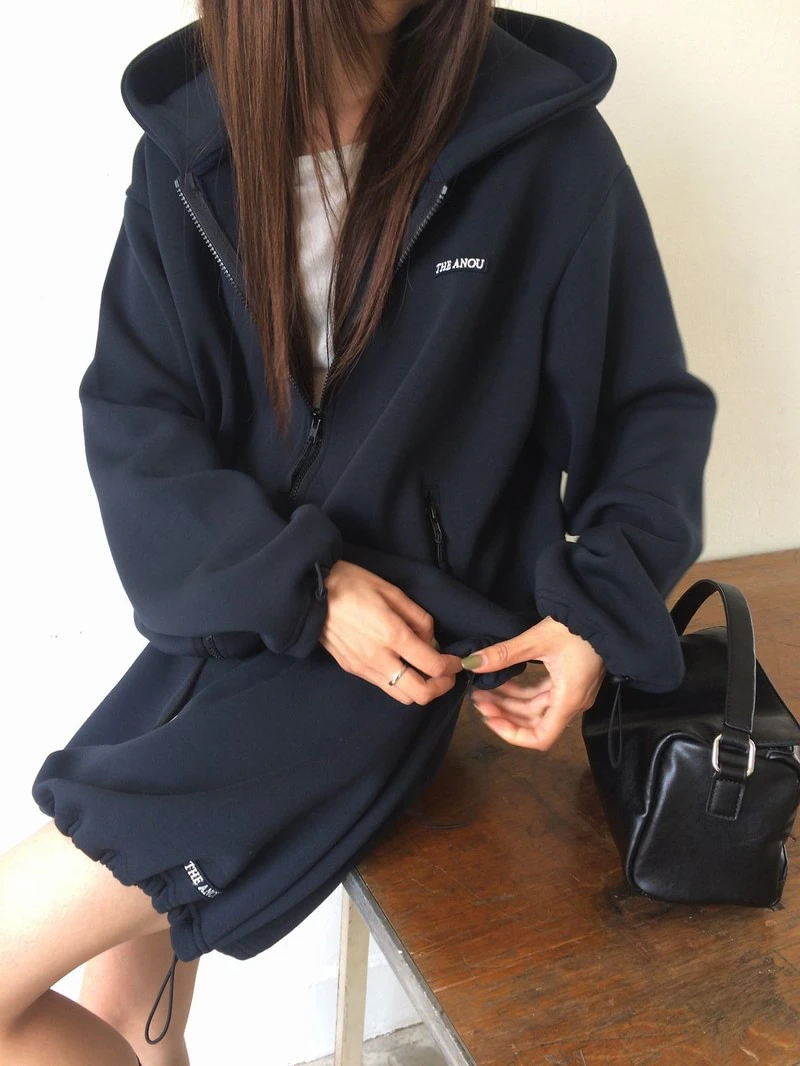 Fluppy Hood Zip-up by Anou for Women - view 11
