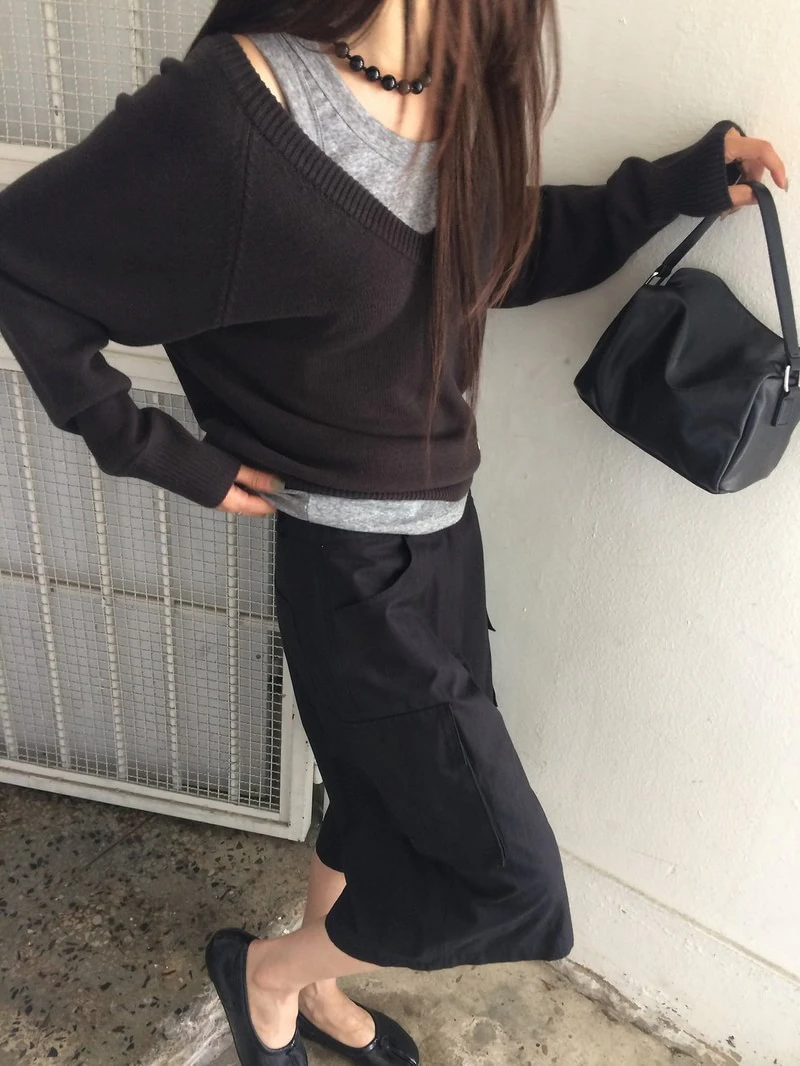 Love U-neck Knit Top by Anou for Women - view 12