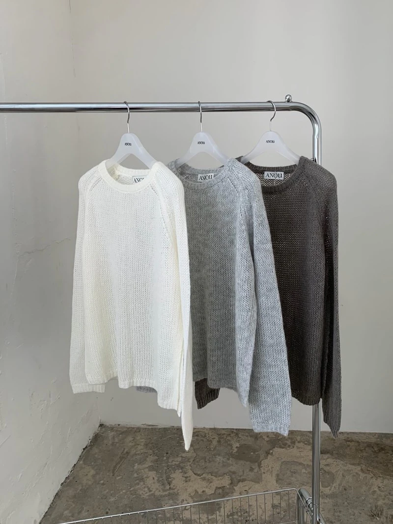 Grain Slit Knit Pullover by Anou for Women - view 12