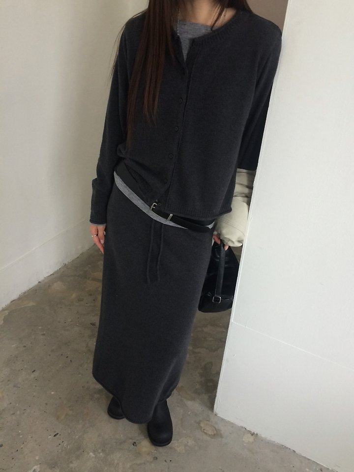 Merino Long Skirt by Anou for Women - view 2