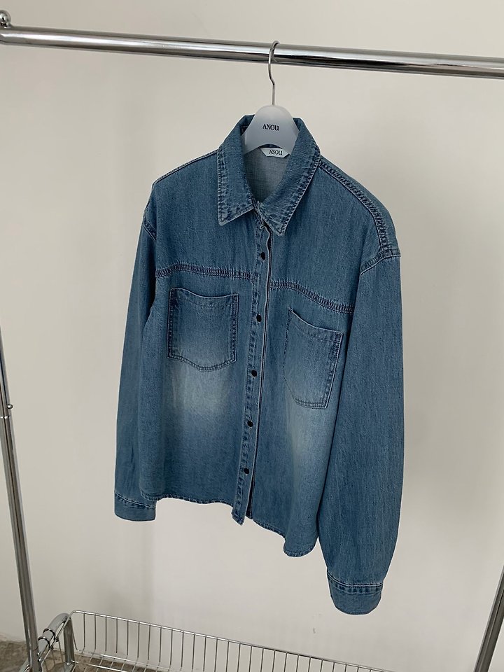 Eddie Denim Shirt by Anou for Women - view 11