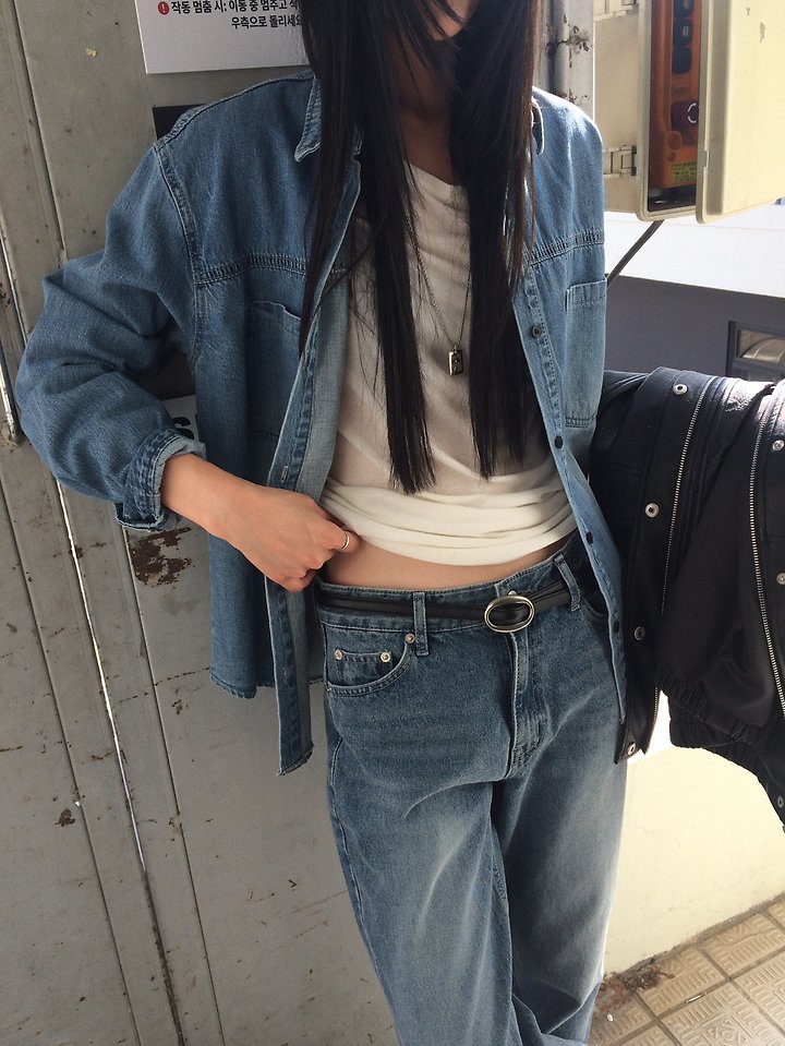 Eddie Denim Shirt by Anou for Women - view 9
