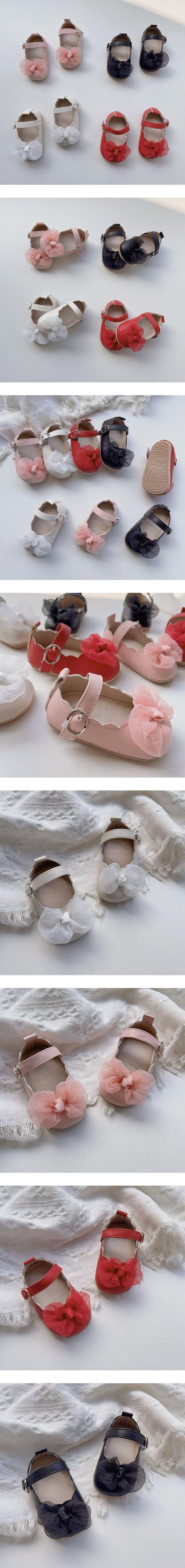 Small Lace Ribbon Shoes by Ante J for Baby - view 1