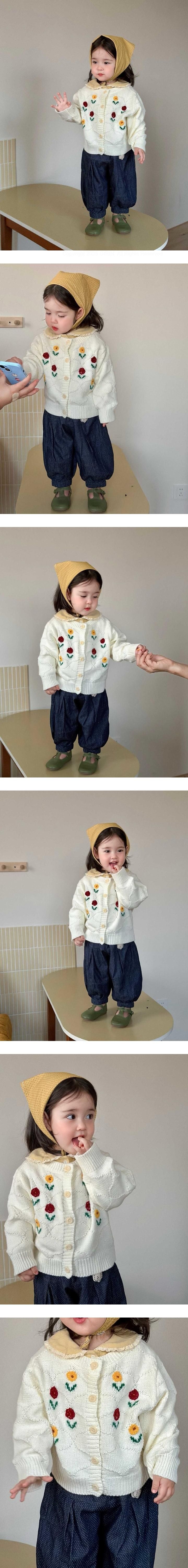 Flower Crochet Cardigan by Ante J for Baby - view 1
