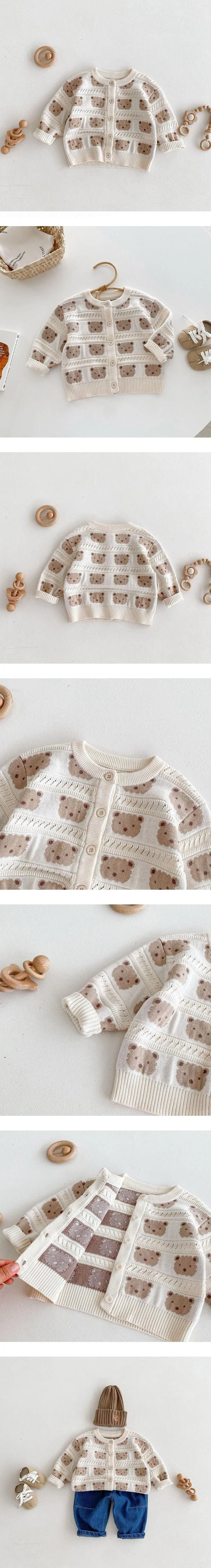 Bear Friends Cardigan by Ante J for Baby - view 1
