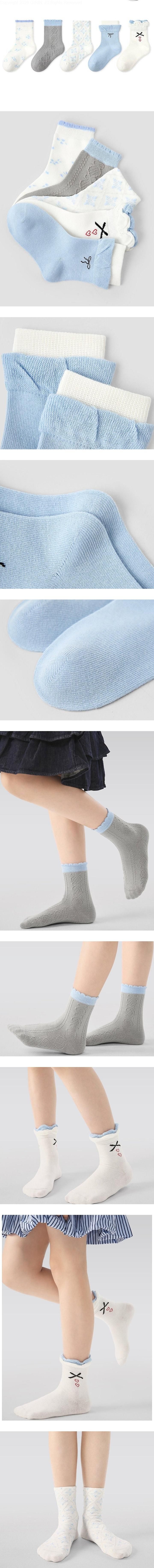 Blue Ribbon Socks Set by Ante J for Child - view 1