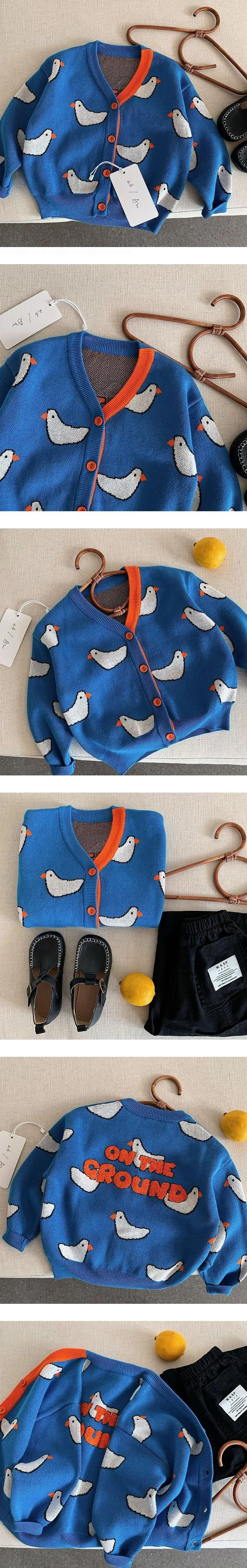 Ducks Cardigan by Ante J for Child - view 1