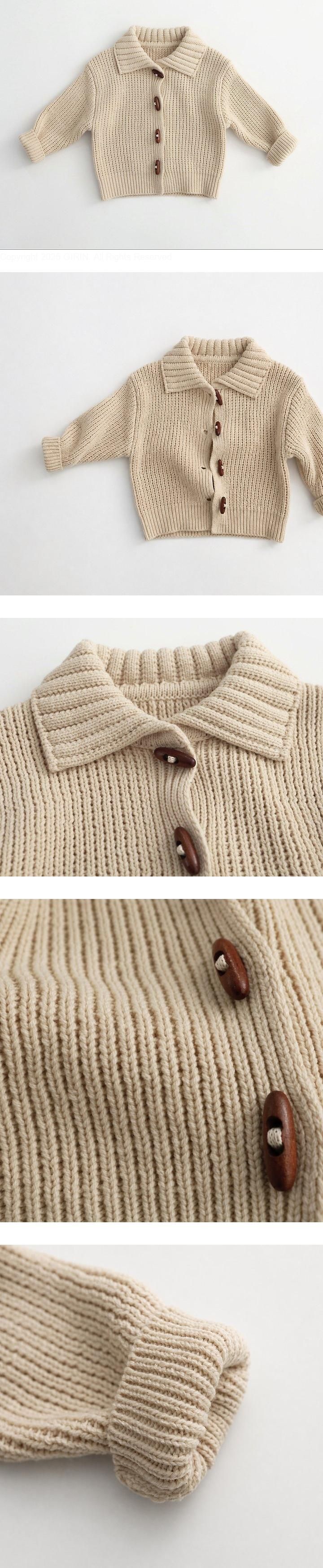 West Button Collar Knit by Ante J for Child - view 1