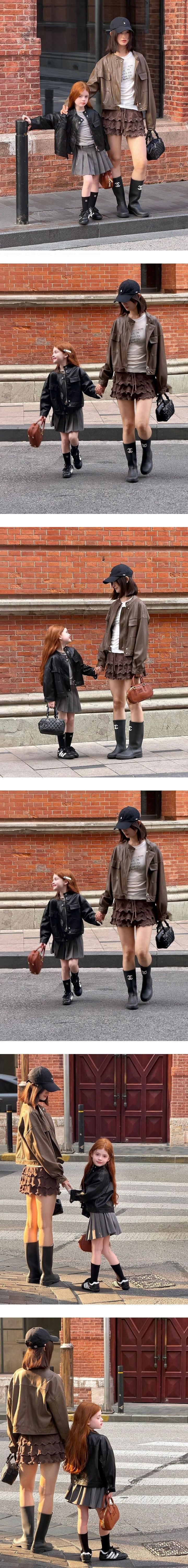 Momo Leather Jacket by Ante J for Child - view 1