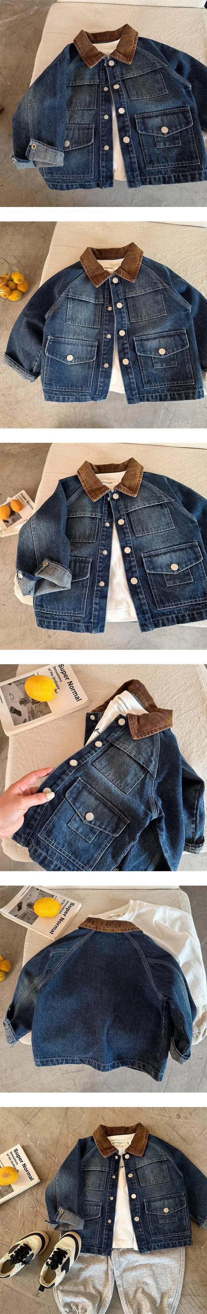 Collar Corduroy Jacket by Ante J for Child - view 1
