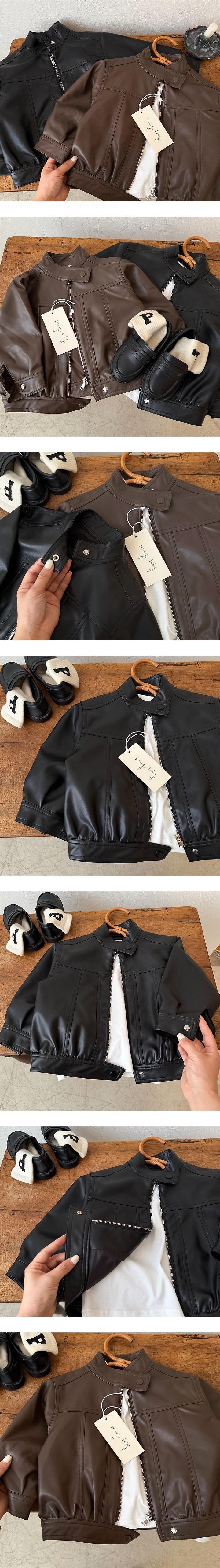 Standard Leather Jacket by Ante J for Child - view 1