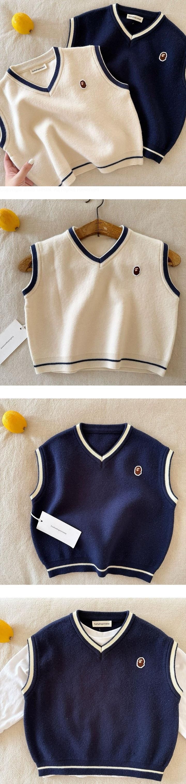 Gorilla Knit Vest by Ante J for Child - view 1