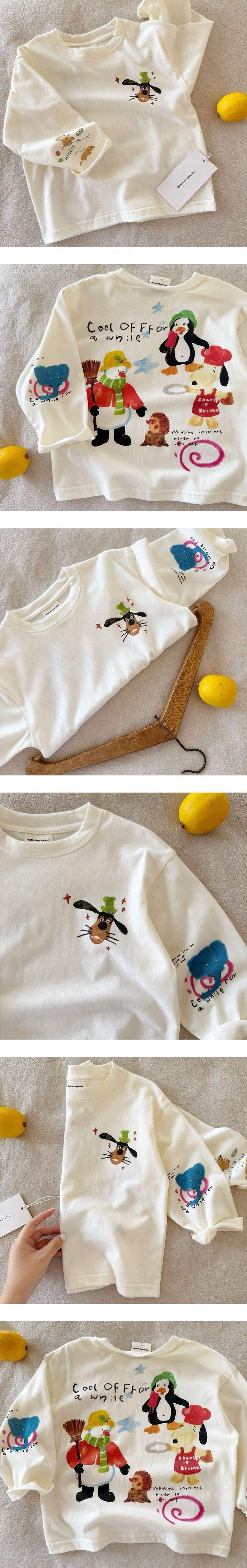 Illustration Long Sleeve Tee by Ante J for Child - view 1