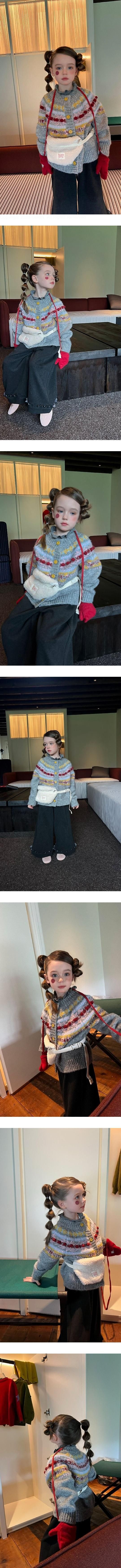 Princess Jacquard Cardigan by Ante J for Child - view 1