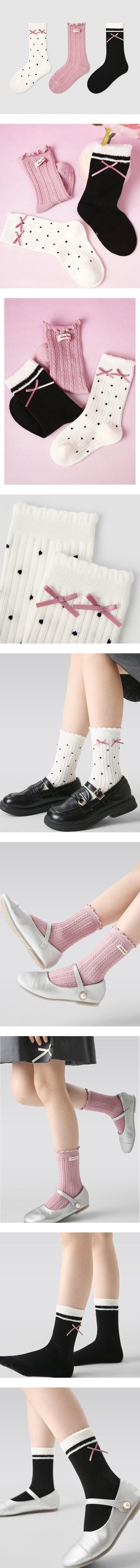 Lovely Pink Socks Set by Ante J for Child - view 1