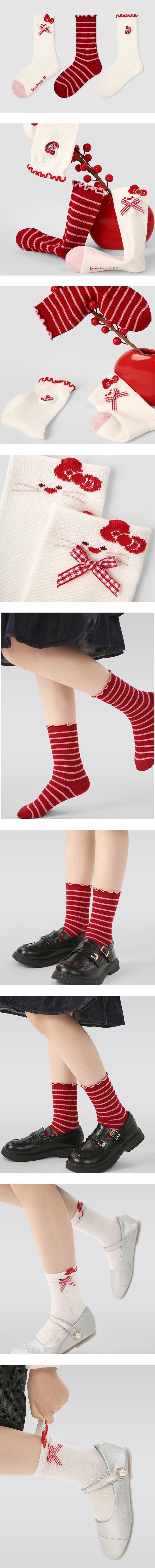 Red Cat Socks Set by Ante J for Child - view 1