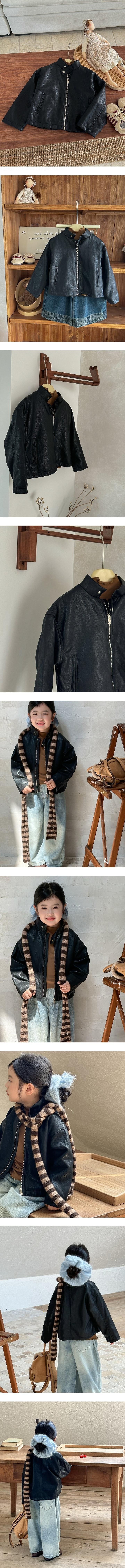 Lauren Leather Jacket by Ante J for Child - view 1
