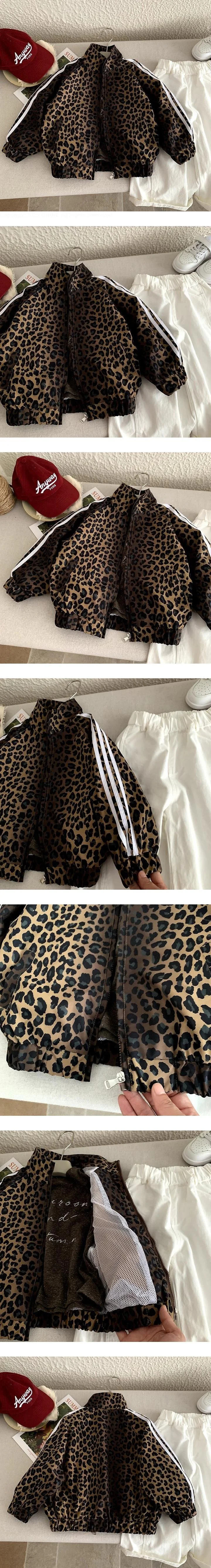 Three Line Leopard Jacket by Ante J for Child - view 1