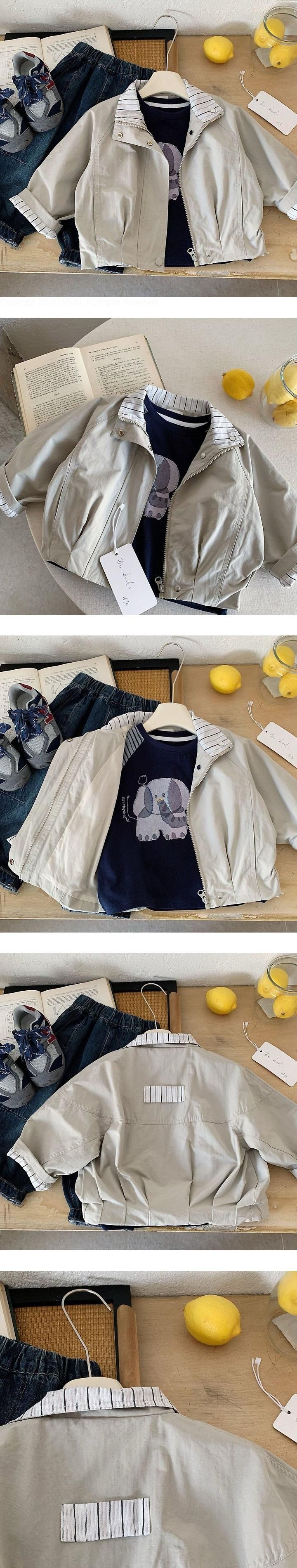Check Sky Jacket by Ante J for Child - view 1