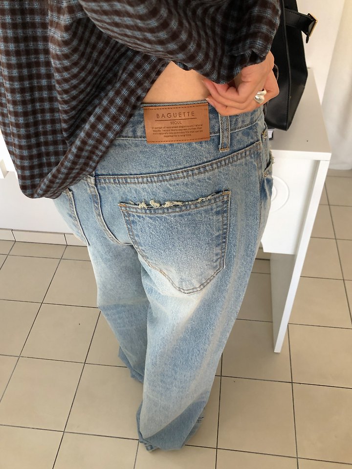 Domingo Low Denim Pants by Baguette for Women - view 10