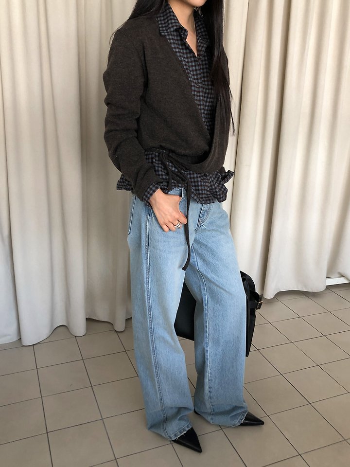 Domingo Low Denim Pants by Baguette for Women - view 6