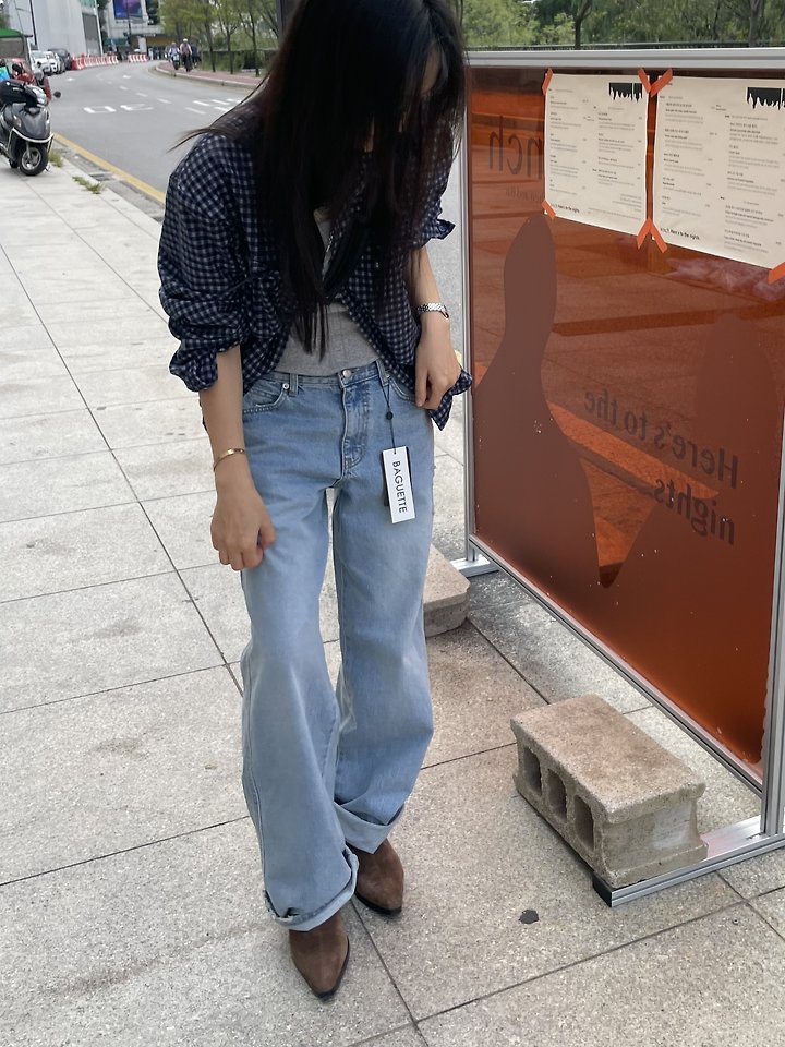 Domingo Low Denim Pants by Baguette for Women - view 8