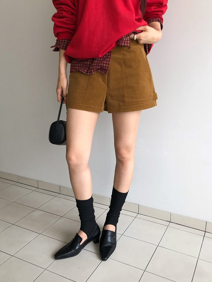 Vega Corduroy Shorts by Baguette for Women - view 2