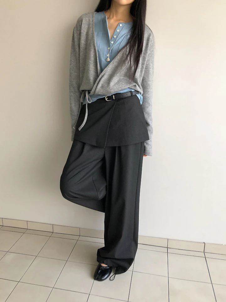 Trap Skirt Pants by Baguette for Women - view 4