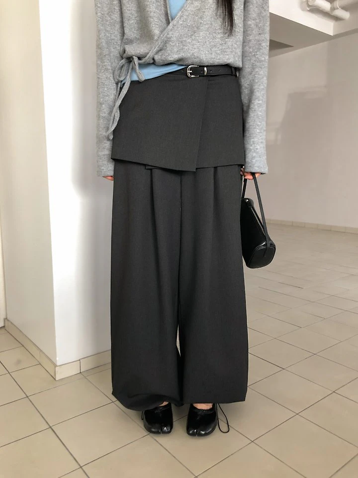 Trap Skirt Pants by Baguette for Women - view 6