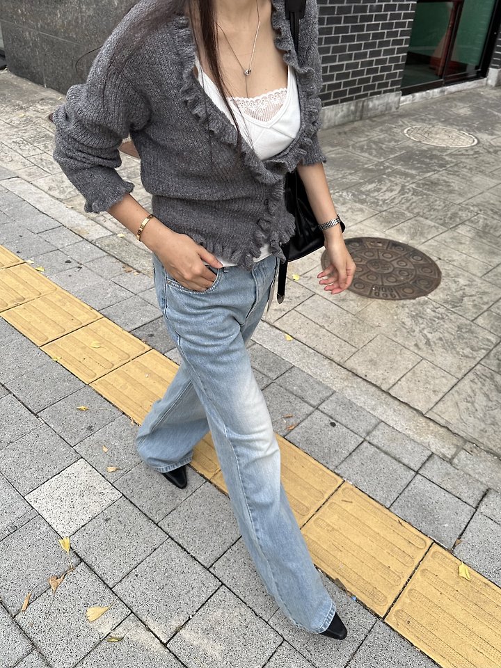 Fancy Bootscut Denim Pants by Baguette for Women - view 7