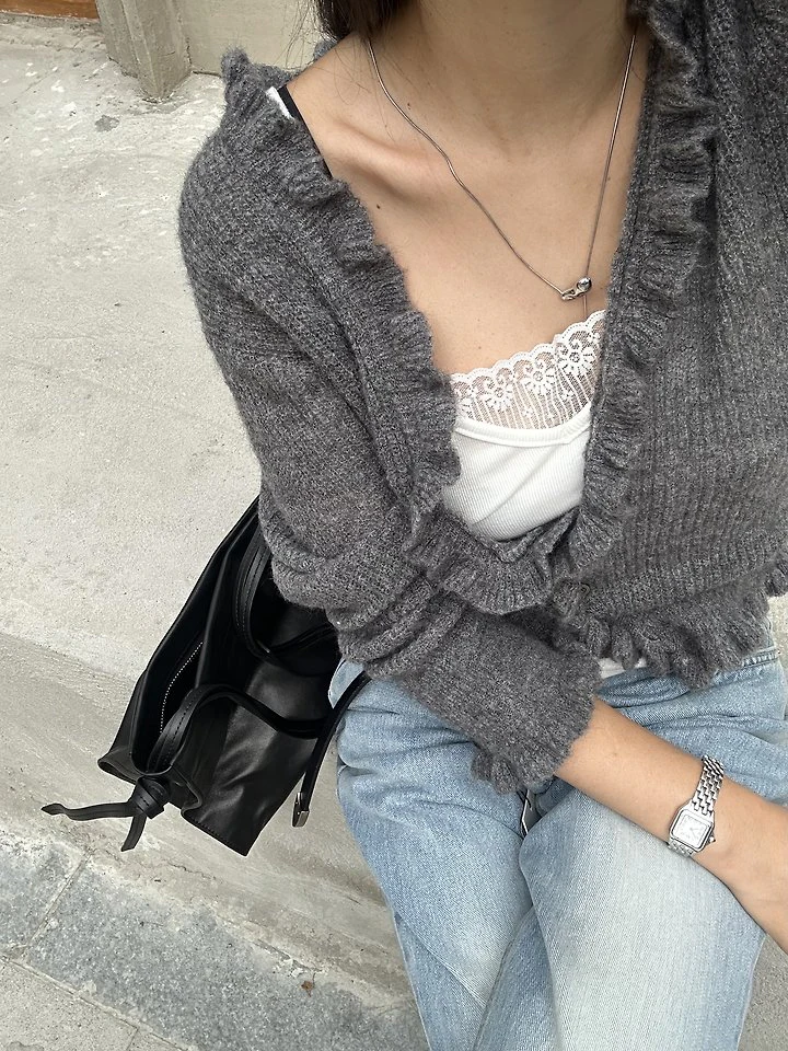Frill Cardigan by Baguette for Women - view 4
