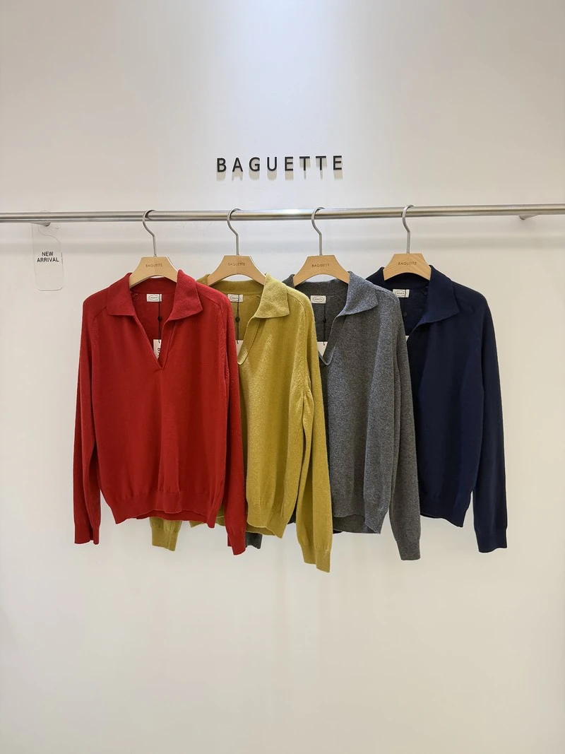 Wool Collar Knit Pullover by Baguette for Women - view 1