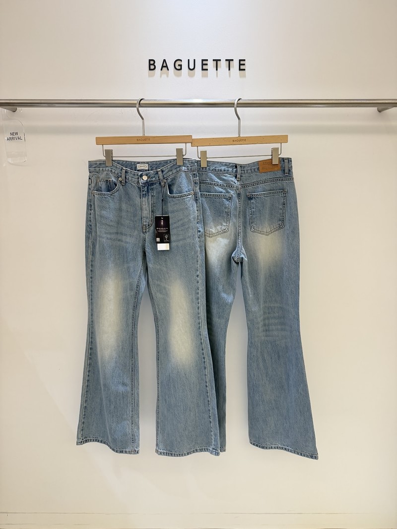 Fancy Bootscut Denim Pants by Baguette for Women - view 1