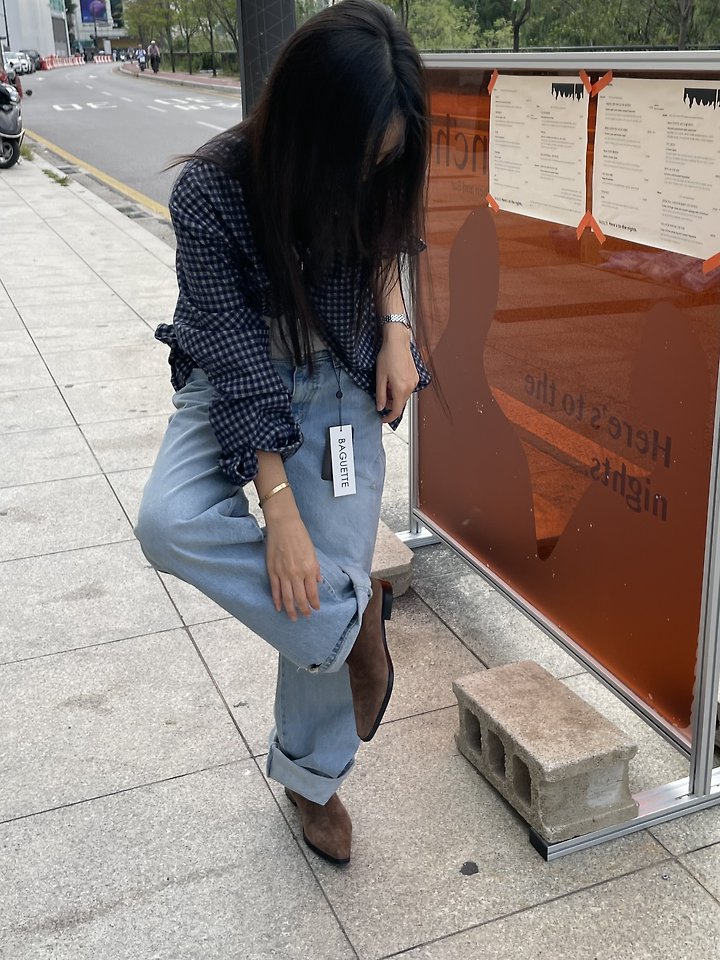 Domingo Low Denim Pants by Baguette for Women - view 9