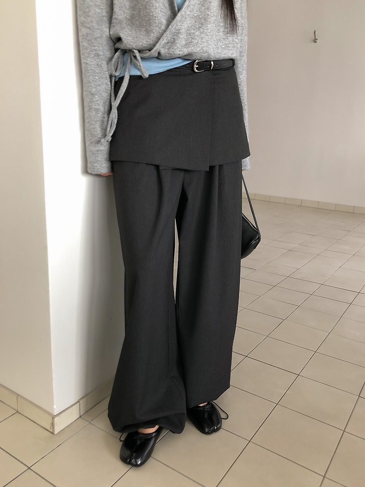 Trap Skirt Pants by Baguette for Women - view 7