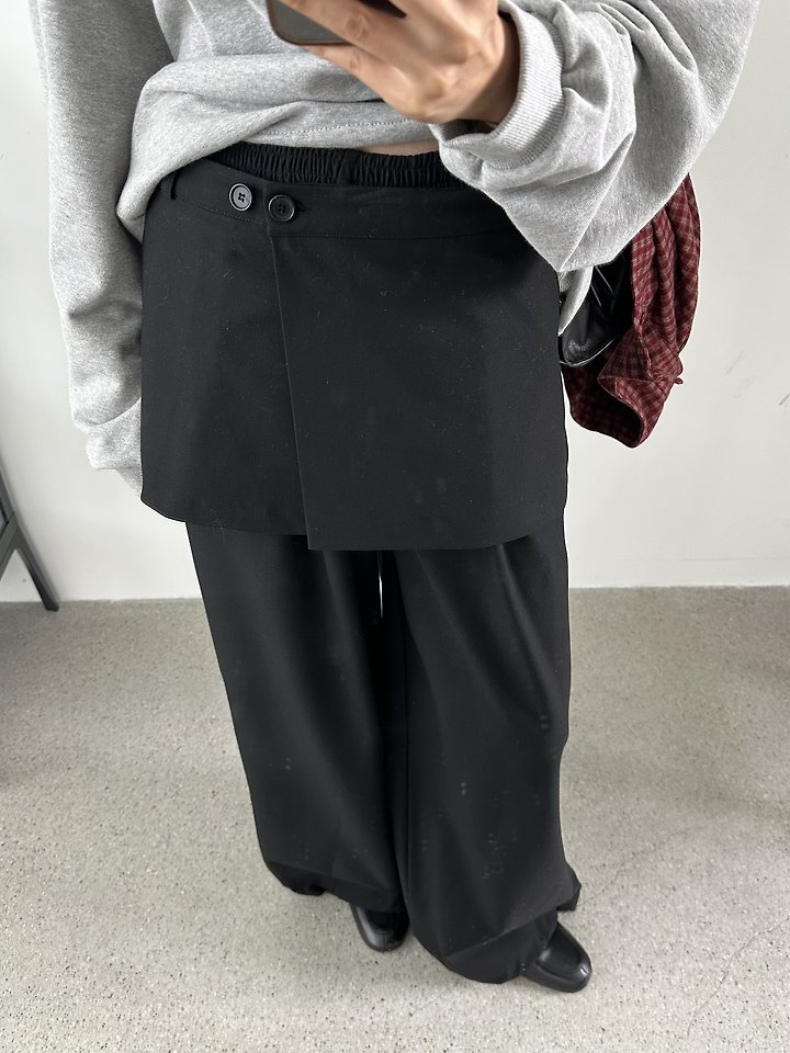 Trap Skirt Pants by Baguette for Women - view 9