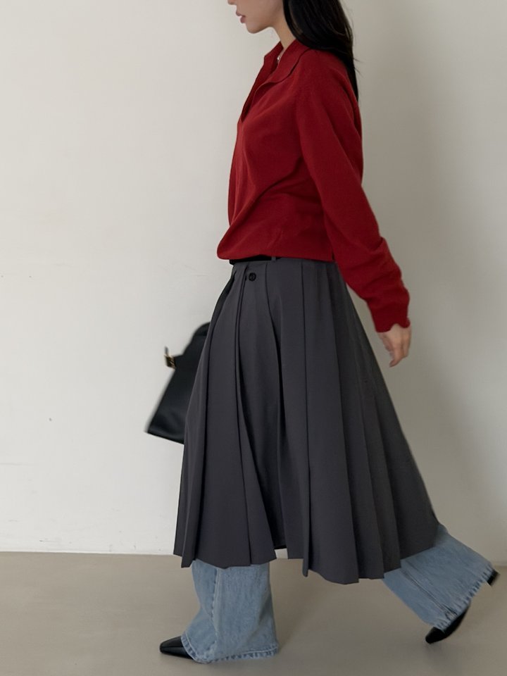 Wool Collar Knit Pullover by Baguette for Women - view 11