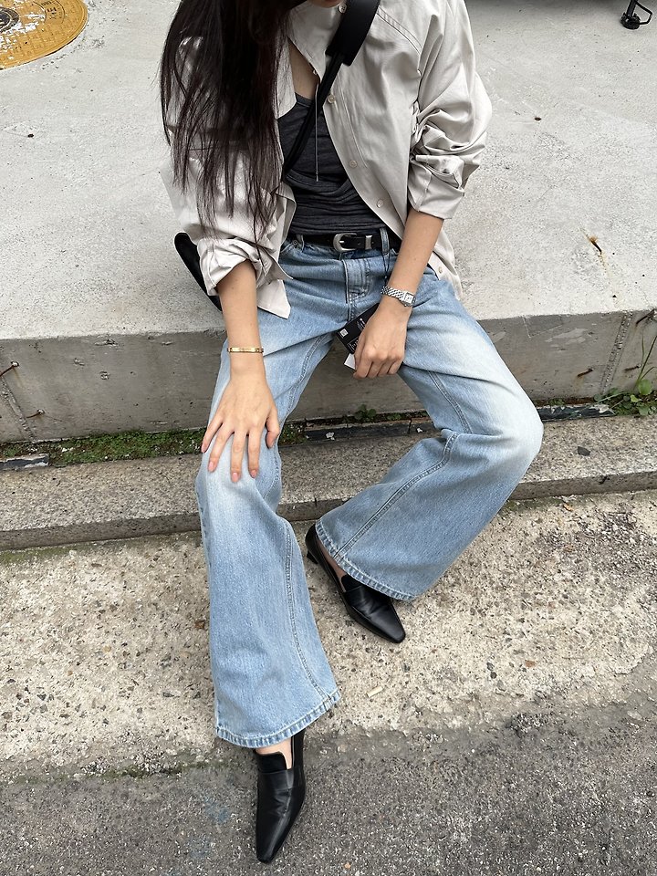 Fancy Bootscut Denim Pants by Baguette for Women - view 8