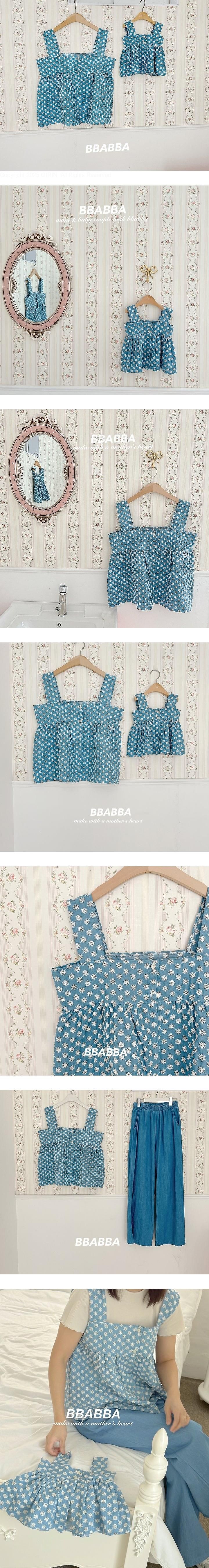 Blue Flower Bustier - Baby by BBABBA for Baby - view 1