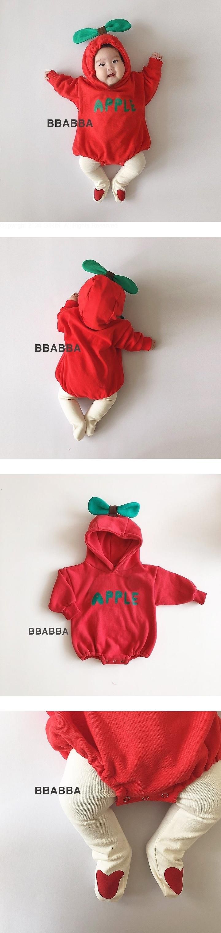 Apple Romper by BBABBA for Baby - view 1