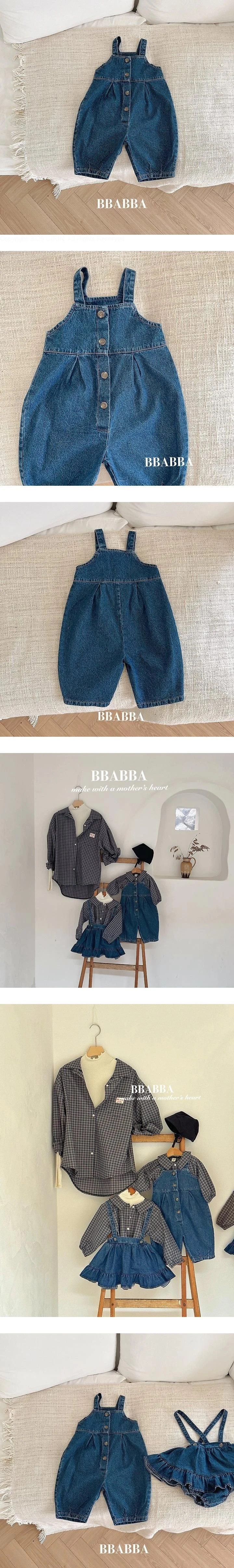 Doux Doux Denim Long Overalls by BBABBA for Baby - view 1