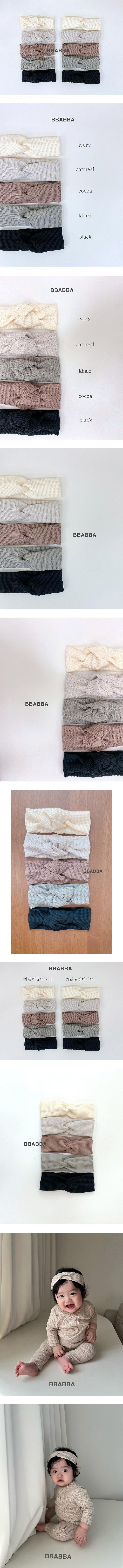 Waffle Headband by BBABBA for Baby - view 1