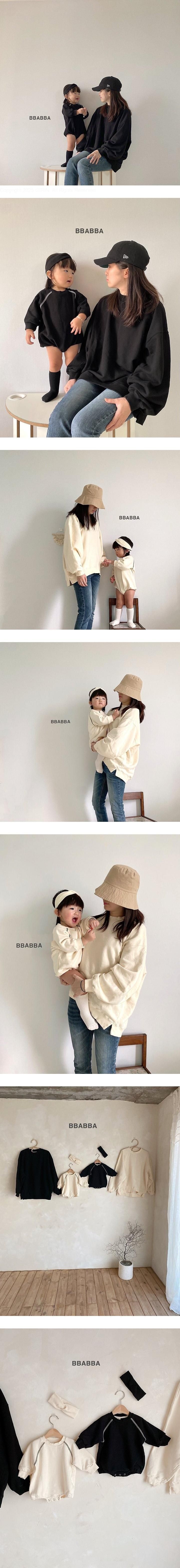 Black Cream Sweatshirt - mom by BBABBA for Mom + child - view 1