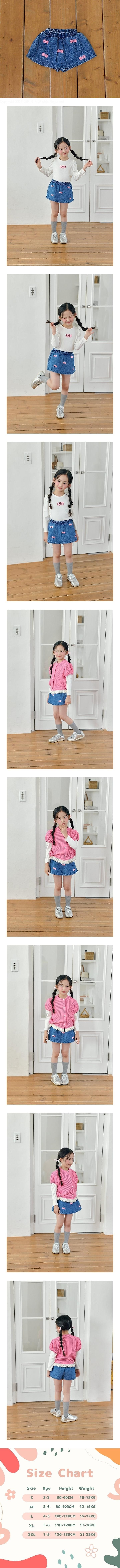 Ribbon Embroidery Shorts by Bbb for Child - view 1
