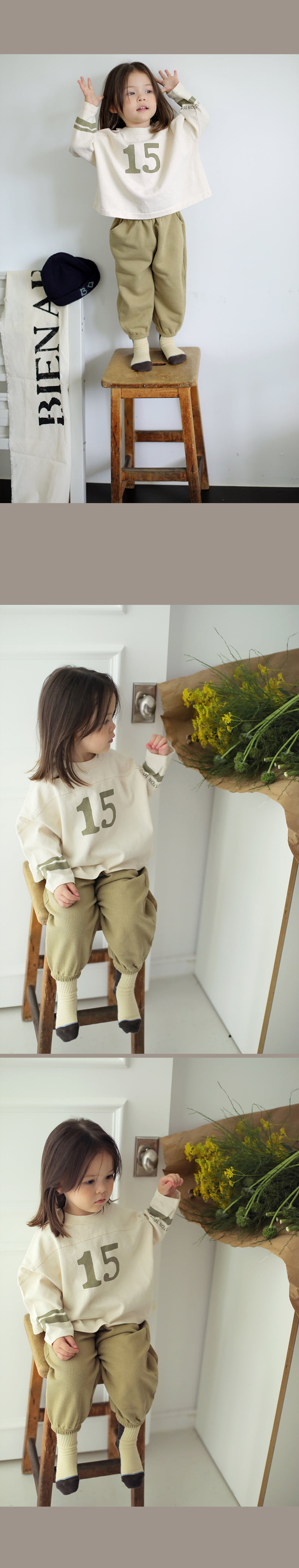Retiro Line Tee by Bien a Bien for Child - view 5